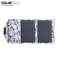 Le chargeur de panneau solaire pliable portable à haut rendement prend en charge tous les périphériques USB