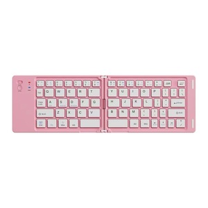 Mini teclado inalámbrico ultrafino de doble plegado para teléfono inteligente, tableta, PC, iOS, Android, Windows, Mac, portátil y ligero - Product Image 5