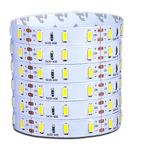 DC12V या DC24V इनपुट IP20 Nonwaterproof SMD5630 उच्च CRI एलईडी पट्टी