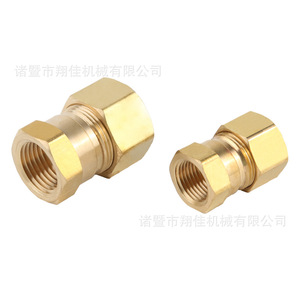 Xiangjia Machinery Brass Male Elbow Fitting 1116 American Standard Compression Pipe Connector for Various Industries - Product Image 2