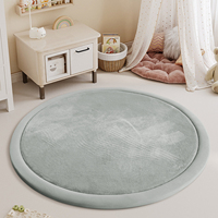 Tapis de jeu pour enfants en velours corail moderne, épais, en mousse à mémoire de forme, antidérapant, pour salon, chambre à coucher, décoration