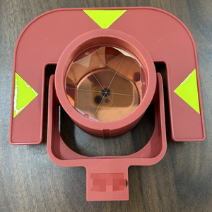 지형 프리즘 GPR111 레드 싱글 기본 원형 반사 교체 프리즘 홀더 및 총 스테이션 대상 - Product Image 4