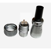 WS16K2BZ WEIPU 2B Contacts Metal Panel Mount Aviation Socket Zinc Alloy Thread Lock Circular Connector For Automation Equipment
