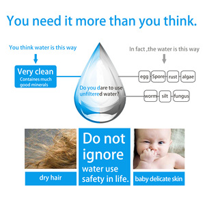 ไส้กรองฝักบัวพร้อม KDF ฟังก์ชั่นน้ำฝน 1 ขั้นตอน ติดตั้งง่าย เปลี่ยนได้ สำหรับใช้ในครัวเรือน - Product Image 4