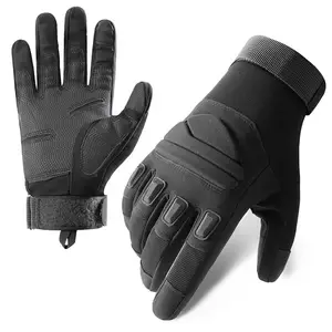 全指手保护自行车皮革触摸屏运动安全赛车摩托车手套