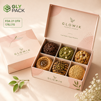 Boîte cadeau personnalisée pour biscuits de boulangerie avec séparateurs, emballage en papier alimentaire pour biscuits, macarons, desserts, boîte à biscuits à emporter