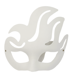 หน้ากากทาสีเยื่อไม้ไผ่ที่เป็นมิตรกับสิ่งแวดล้อมสำหรับวันฮาโลวีน & คอสเพลย์ - Product Image 2