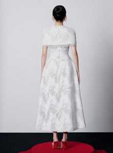 Nouvelle <span class=keywords><strong>Robe</strong></span> <span class=keywords><strong>Longue</strong></span> <span class=keywords><strong>Blanche</strong></span> en Dentelle Printemps-Été, Design Original, Taille Haute, Coupe Ajustée, <span class=keywords><strong>Robe</strong></span> <span class=keywords><strong>de</strong></span> <span class=keywords><strong>Soirée</strong></span> <span class=keywords><strong>de</strong></span> Luxe - Product Image 4