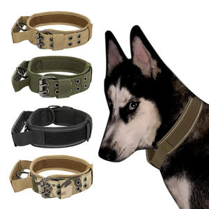<span class=keywords><strong>Collar</strong></span> de choque táctico reflectante de camuflaje ajustable para caza con mango para perros de razas grandes fuertes - Product Image 1