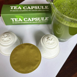 Capsules de matcha concentré, dosettes de matcha à la noix de coco, Nescafé <span class=keywords><strong>Dolce</strong></span> <span class=keywords><strong>Gusto</strong></span>, capsules de café matcha, 16 capsules par paquet - Product Image 1