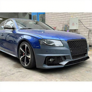 Voiture d'usine A4 A4 B8 mise à niveau vers RS4 B9 Style pare-chocs avant avec Kits de carrosserie de calandre pour <span class=keywords><strong>Audi</strong></span> A4 <span class=keywords><strong>S4</strong></span> B8 2008 2009 2010 <span class=keywords><strong>2011</strong></span> 2012 - Product Image 4