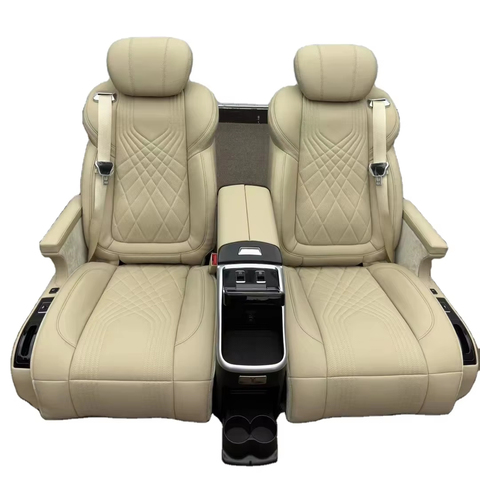 Luxury Leather Electric Car Seats for 2025 Cadillac Toyota Highlander Hiace Prado SUVs-Custom Seat Parts Modification