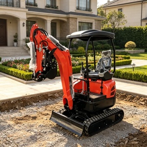 Mini Excavadora de 1.8 Toneladas en Oferta, Motor Diésel, Pequeña Excavadora para Movimiento de Tierras, Uso Doméstico, Gran Potencia, Micro Excavadora - Product Image 1