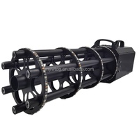 Canon à feu Gatling LED Salute Stage Machine portable à papier coloré