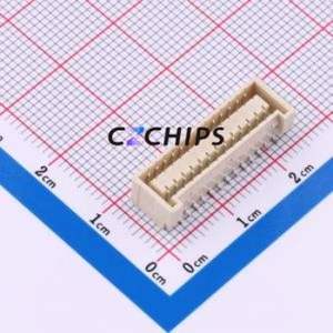 ZHD-26AB Wire-to-Board Pin Header SMD,P=1.5mm Connector 2x13P 1.5mm Vertical Mount 26P - Product Image 1