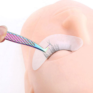 Top Selling Lightweight Eyelash Tweezers With Comfortable Grip Custom Made Multi Color <b>Cheap</b> Price Eyelash <b>Extension</b> Tweezers - Product Image 4