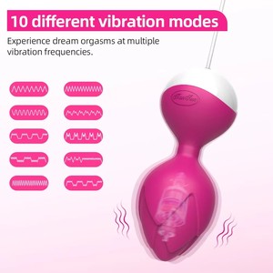 Estimulador de Clítoris <span class=keywords><strong>Monsa</strong></span> Vulva con 10 Frecuencias de Vibración, Recargable por USB, Control Remoto Inalámbrico, Resistente al Agua, 50dB de Ruido, Silicona Suave al Tacto - Product Image 3
