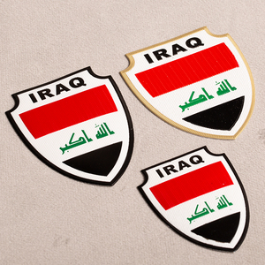 Tùy chỉnh sắt-on 3D bóng đá logo phong cách cổ điển TPU cao su 3D Silicone truyền nhiệt dập nổi nhãn hàng may mặc hình chữ nhật SEW-on huy hiệu - Product Image 5