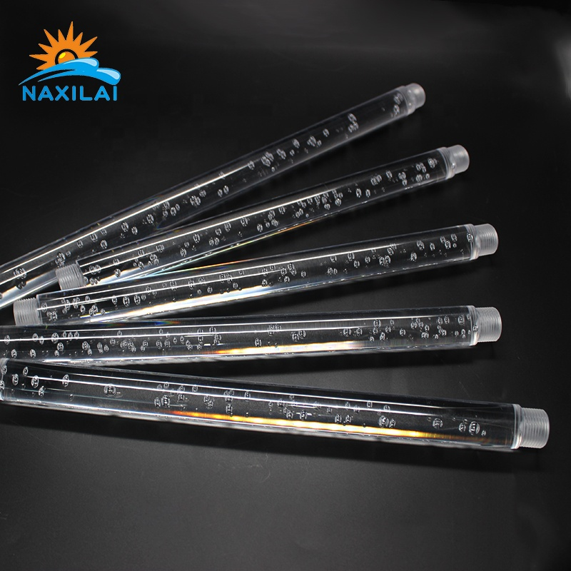 Naxilai Threaded Arylic Rod Clear Round Acrylic Rod with Thread Screw Hole 40mm Rod Pmma/acrylic Bubble bar for Lighting · image 6