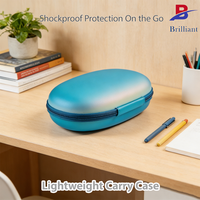 Étui de souris sans fil Bluetooth personnalisé, portable, avec fermeture éclair, antichoc, étanche, sac de protection en EVA avec fermeture éclair pour un transport facile