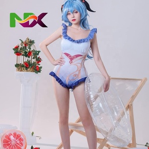 Traje de Baño <span class=keywords><strong>Ganyu</strong></span> para Mujer, Traje de Baño Elástico, <span class=keywords><strong>Cosplay</strong></span> de Genshin Impact - Product Image 2