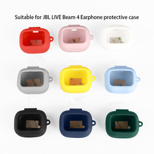 Funda de Silicona para Auriculares LIVE BEAM/BUDS 4/ LIVE <span class=keywords><strong>FLEX</strong></span> 4, Color Sólido, Resistente a Golpes, Hecha en China - Product Image 2