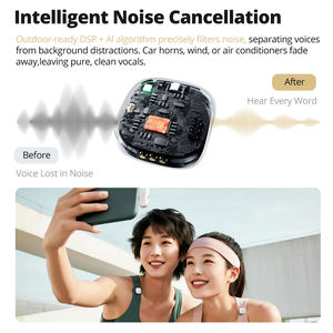 Kit <span class=keywords><strong>de</strong></span> microphone cravate sans fil Godox C01 pour iPhone et Android, portée 200m, réduction du bruit, batterie 27H pour photographie et vlog - Product Image 5