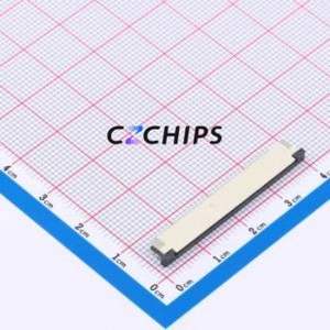<b>FPC</b>-1.0AS-32PWCR-H25 FFC/<b>FPC</b> Connector SMD,P=1mm,Horizontal Mount Connector Drawer Type Top Contact 32P 1mm - Product Image 1
