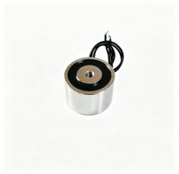 Électroaimant rond DC P3425, force de maintien 30KG, 6V 12V 24V 4W, mini solénoïde d'aspiration, électroaimant étanche IP68