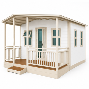 Maison préfabriquée en conteneur avec auvent couvert pour hôtel insulaire, complexe hôtelier de plage et maison de vacances tropicale - Product Image 4