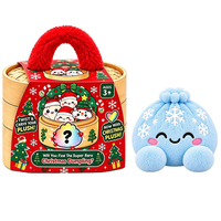 Jouet anti-stress en peluche de 10 cm, design de Noël, en forme de boulette, mignon, à presser, avec cuiseur vapeur