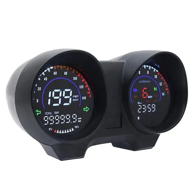 Motorrad Tachometer Digital CG150 TITAN 150 LED Voltmeter