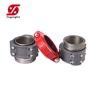 Raccord rapide à interface Vic rainuré en aluminium LDHC de 8, 10, 12, 14 pouces, direct usine, pour tuyauterie industrielle ou alimentation en eau