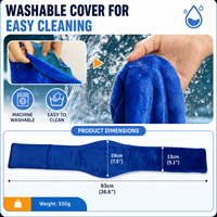 Compresse Chauffante Micro-ondable World-Bio pour le Cou et les Épaules – Réutilisable pour Soulager la Douleur