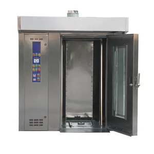 Máquina para hornear pan, horno rotativo, tostar, hamburguesa, moño, uso comercial, precio