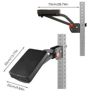 ZHOYA Banco de gimnasio comercial Accesorio de estante de energía Ajustable Bulldog Chest Support Row Pad Multi-Ang Squat Rack Característica de seguridad - Product Image 4