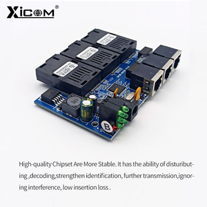 Placa PCBA de Convertidor Óptico-Electrónico Xic 3-Optical-3-Electronic, Módulo de Comunicación Óptica de 100 Mbps y 20 km - Product Image 3