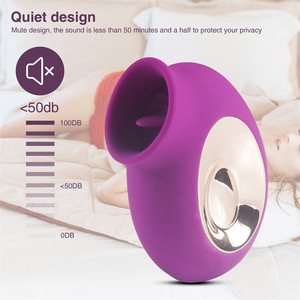 ลิลี่ ลิคกิ้ง ไวเบรเตอร์ ดีไซน์ใหม่ 7 ระดับความเร็ว ชาร์จผ่าน USB กันน้ำ พร้อมรีโมทคอนโทรล กระตุ้นคลิตอริส ลูกบอลสั่นสำหรับผู้หญิง - Product Image 5