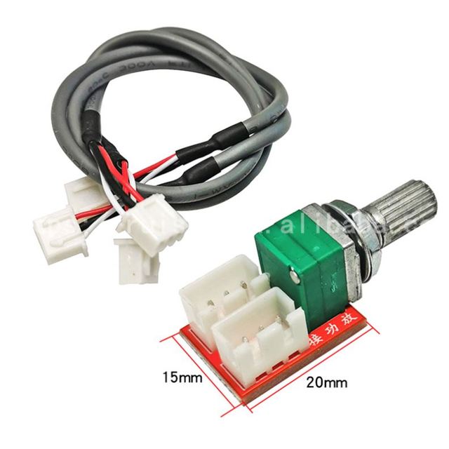 Dual 50k Volume Potentiometer Adapter Plate with 300mm Shielded Cable DIY Audio Amplifier Development Board Module Accessories