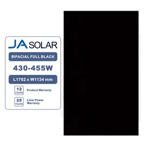 Promotion Module solaire PV niveau 1 haute efficacité grade A Type N Mono JAM54D41 LB 430W 435W 440W panneaux photovoltaïques tous noirs