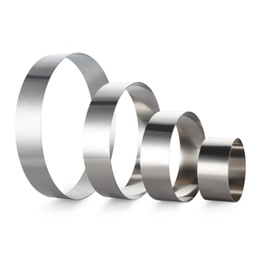 Nhà Máy Giá thép không gỉ Vòng bánh khuôn Pastry Baking công cụ Mousse Vòng mousse bánh nướng cho đám cưới sinh nhật - Product Image 1