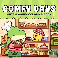 Livre de coloriage populaire de la série Cozy Time avec reliure parfaite, papier offset, carton et papier couché pour enfants