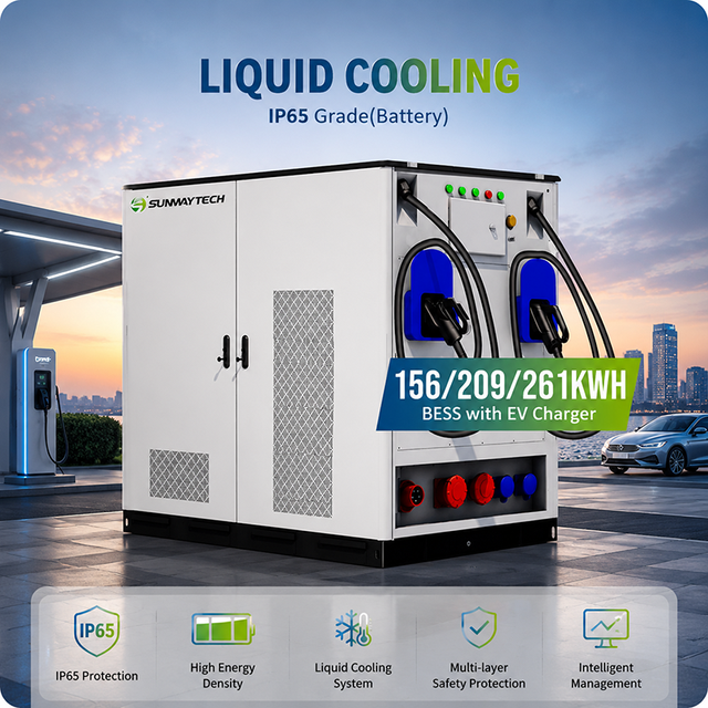 Factory Price 100kw 120kw Solar Power Generator 230kwh 215kwh 200kwh Energy Storage Systems in Outdoor Solar Cabinet