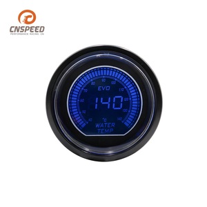 CNSPEED เครื่องวัดอุณหภูมิน้ำ 52 มม. EVO ดิจิตอล LCD สองสีสำหรับรถจักรยานยนต์ - Product Image 3