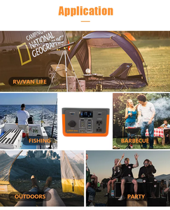 Estación de Energía Solar Portátil de 300w 110v 220v para Camping, Emergencias y Hogar, con Batería Integrada de 2000 Ciclos, Fuente de Alimentación Portátil - Product Image 6