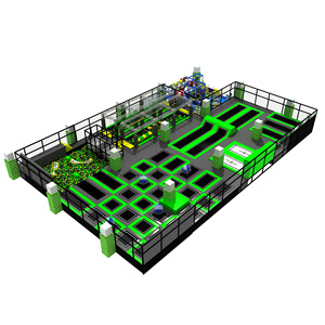 <span class=keywords><strong>Trampoline</strong></span> <span class=keywords><strong>Park</strong></span> pour enfants et adultes <span class=keywords><strong>Trampoline</strong></span> <span class=keywords><strong>Trampoline</strong></span> extérieur et intérieur professionnel avec parcours Ninja - Product Image 4