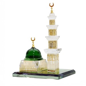 New Islamic Design Handmade <b>Cheap</b> Craft Wholesale Mini Mosque Spire Muslim <b>Crystal</b> Gift - Product Image 3