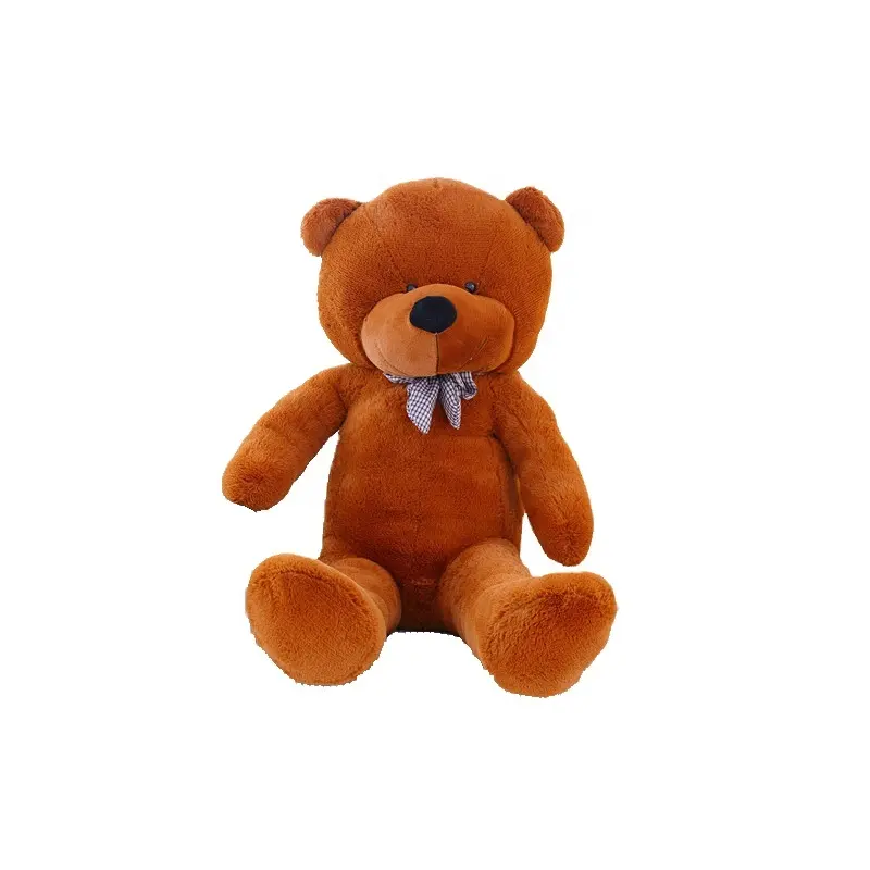도매 Niuniu 아빠 23.62in/60cm 리본 테디 베어 봉제 동물 장난감 원단 면없는 귀여운 사랑스러운 곰 장난감 어린이를위한 장난감
