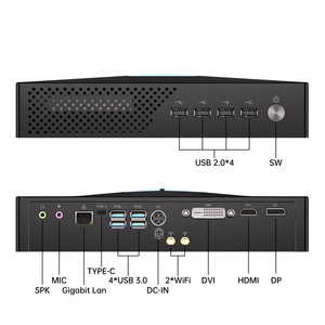 Mini <span class=keywords><strong>PC</strong></span> da <span class=keywords><strong>Gaming</strong></span> Moderno I9-9900T RTX 3050 8G 16GB DDR4 GDDR6 512GB SSD Nuovo Tower per Uso Aziendale e Professionale - Product Image 5