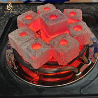 Charbon à chicha en cubes de bambou de qualité supérieure Sigma Panda, longue durée de combustion, cendres blanches, OEM pour le marché irakien